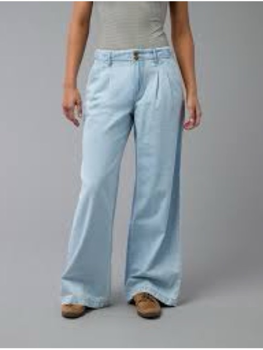 AE Strigid High Waisted Wide Leg Trouser Jean